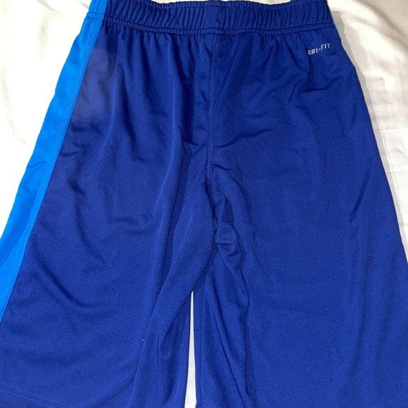 Nike dry fit boys jersey shorts. Navy and turquoise blue. NWT💙❤️ - Picture 4 of 5